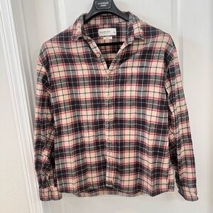 Men’s flannel, size large, Abercrombie and fitch